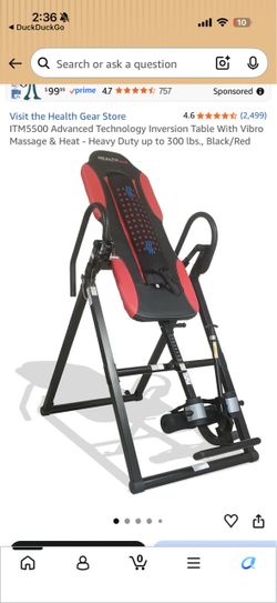 Health Gear Inversion Table