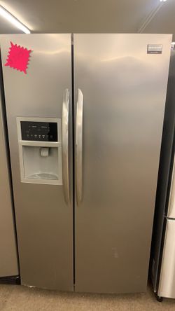 Frigidaire stainless side by side refrigerator