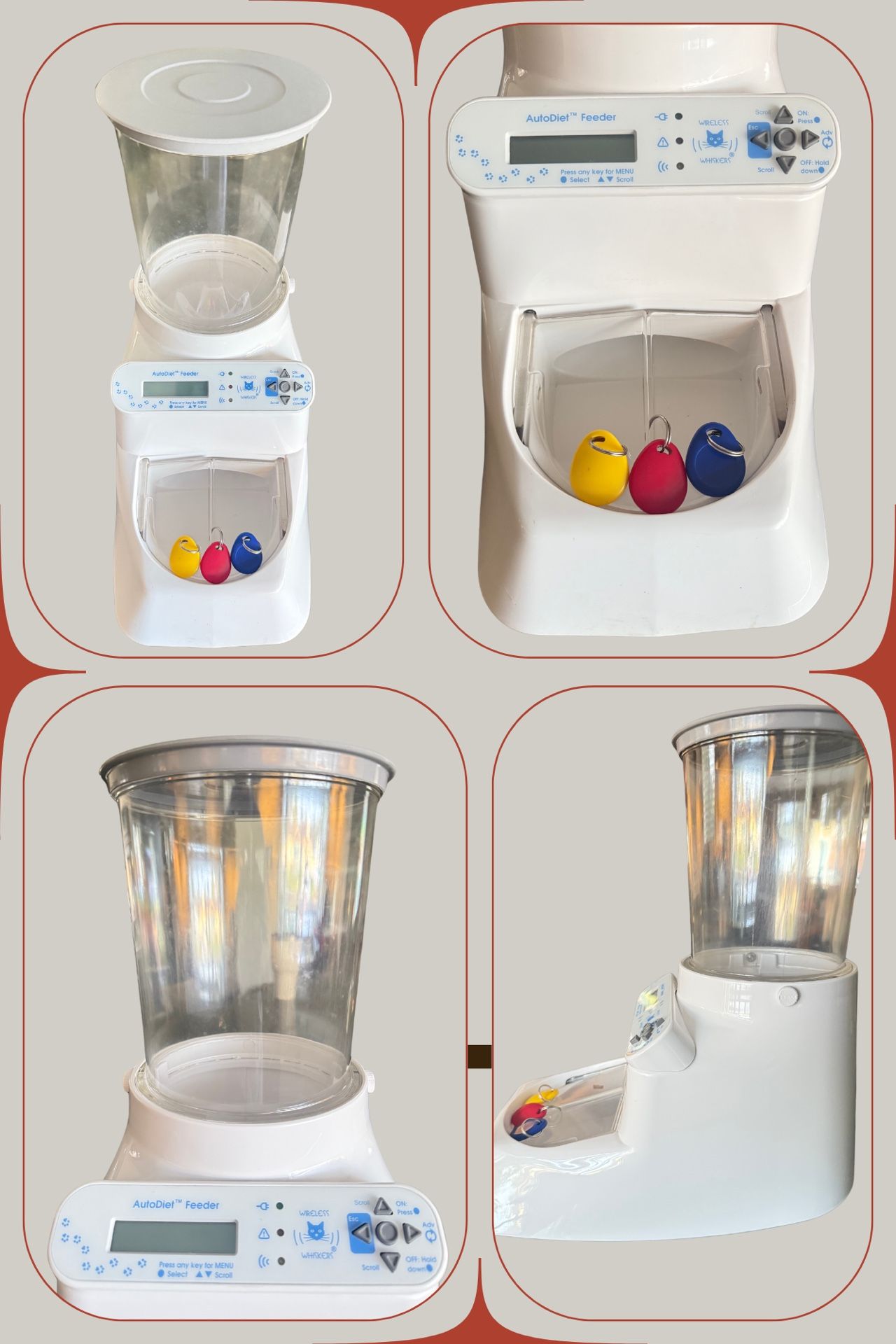 Wireless Whiskers Autodiet Multi Pet Feeder
