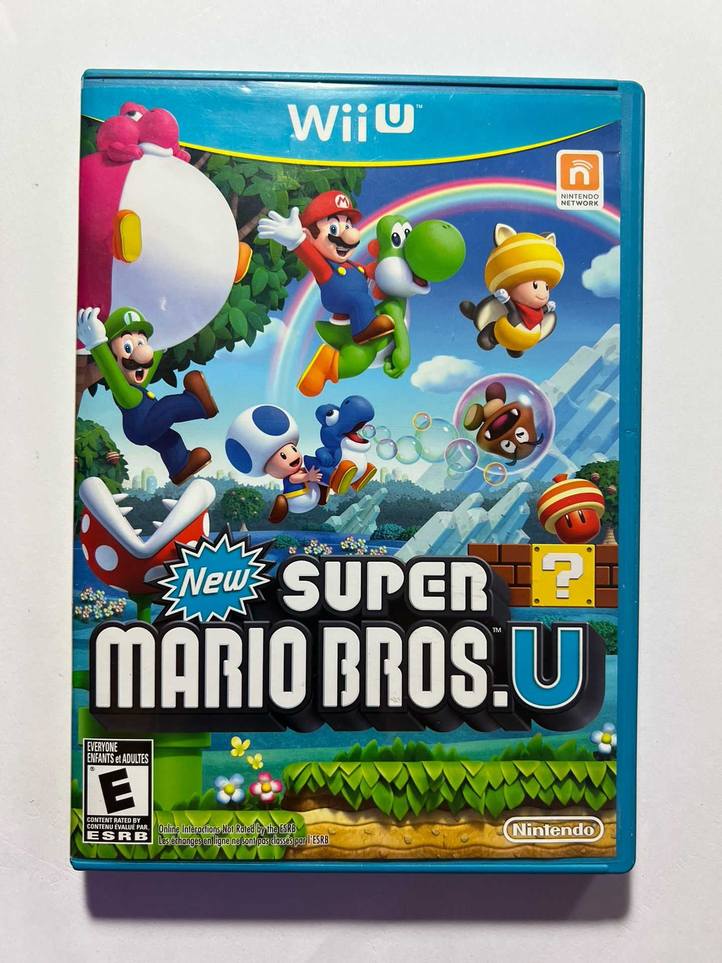 New Super Mario Bros U Nintendo Wii U 2012 Game Complete W/ Manual