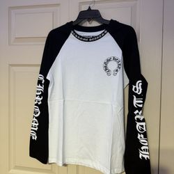 Chrome Heart Longsleeve Black and white 
