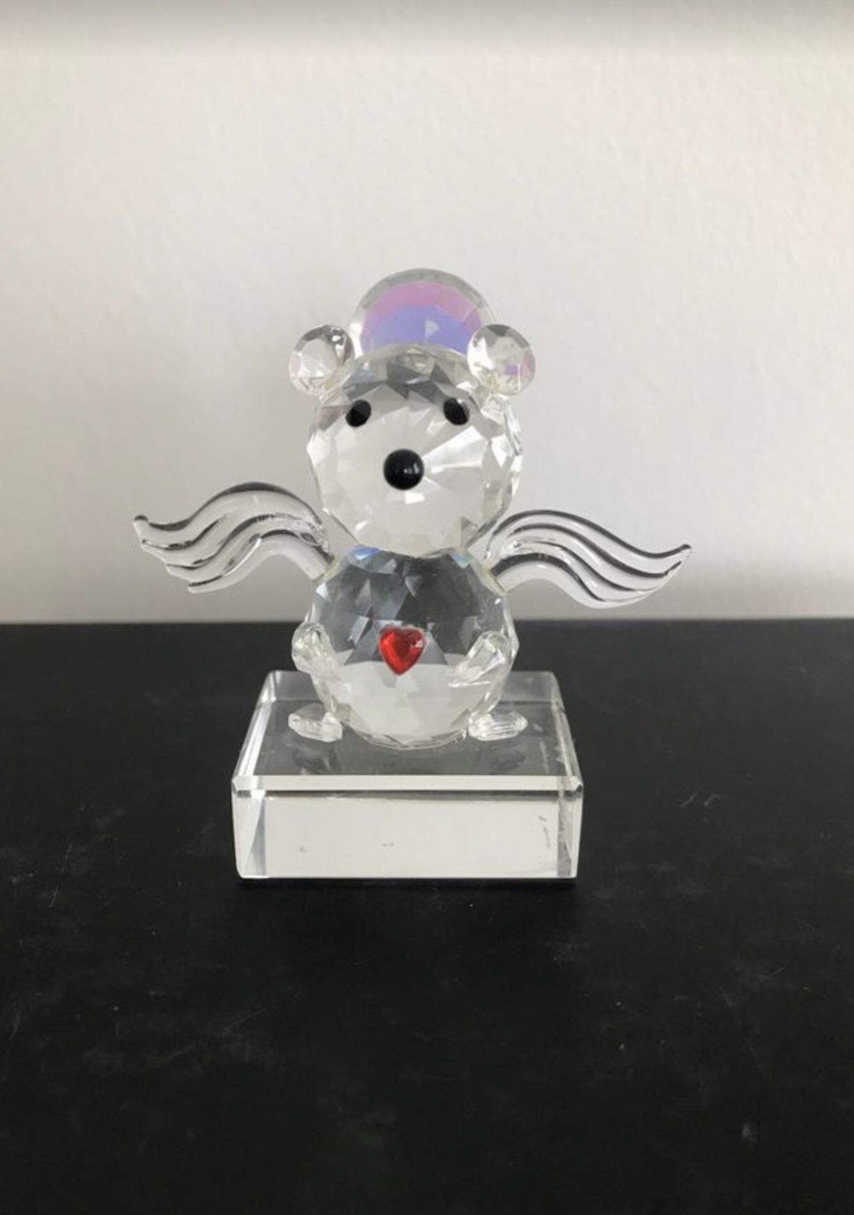 Crystal Angel Bear Miniature Collectable