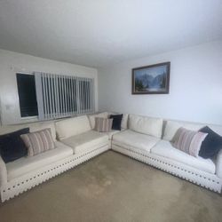 White sofa 