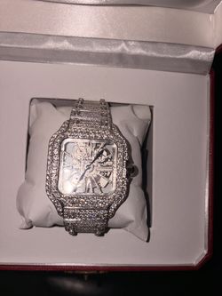 Diamond Cartier Skeleton Watch