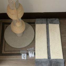 Cat Corner Scratcher/Mat & Scratching Post