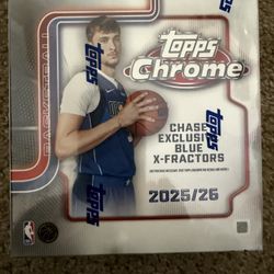 Topps chrome basketball 2025/26 mega box