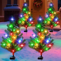 Solar Christmas Tree Outdoor Decor（CH056)