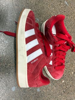 Adidas Campus Sneakers Red Suede