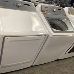 Samsung Washer 5.0 Cu Ft With Agitator And Dryer Gas 