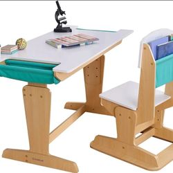 KidKraft Grow Together Pocket Adjustable Desk & Chair BRAND NEW IN BOX! retail $299
