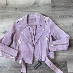 Suede Moto Jacket