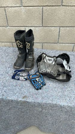 Fox Boots And Chest Protector