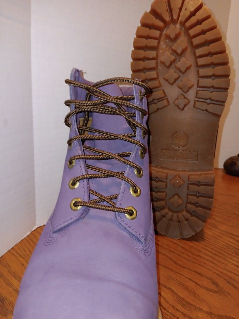 purple timberland boots 11.5 As You Can See Used Twice Selling  $85 Firm PAID $159.99 Plus Tax 