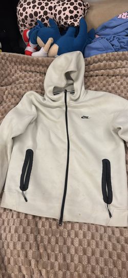 Tan Nike Tech Zip Up Size L