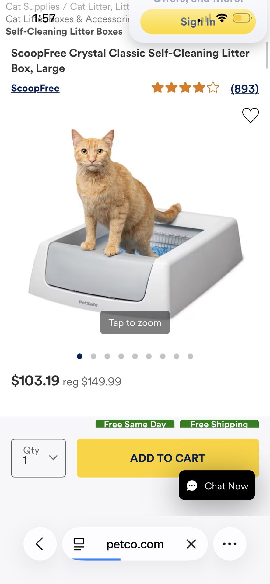 Postage Litter Box