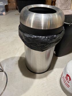 Stainless Steel Open Top Trash Can