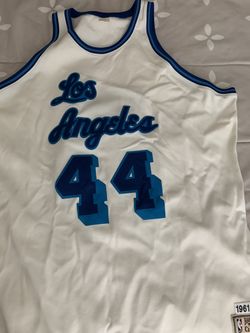 Authentic Mitchell & Ness Los Angeles Lakers Jerry West Jersey size 56