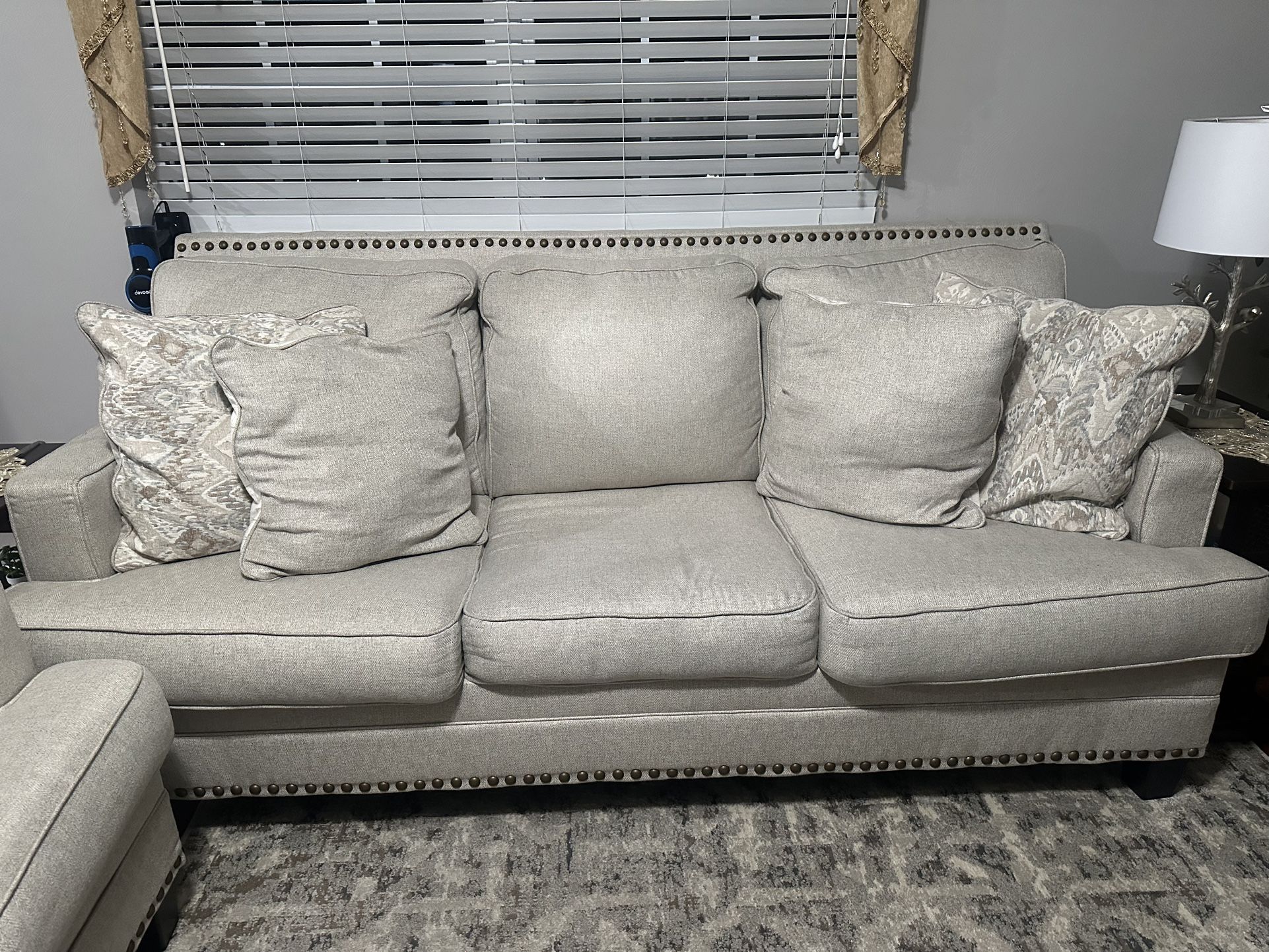 2 sofa living room set