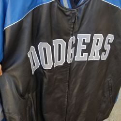 Dodgers leather jacket