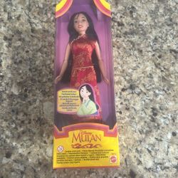 1997 Mulan Doll New In Box 