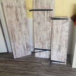 Shelves - White Rustic Like New 