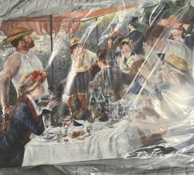 Renior's Luncheon Of The Boating Party on metal