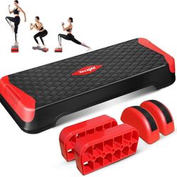 New Adjustable Aerobic Step + Balance Board