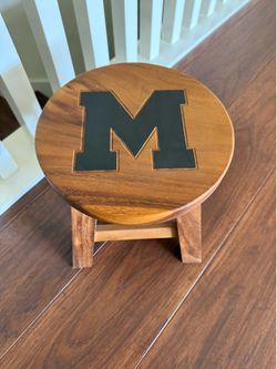 Toddler monogrammed stool