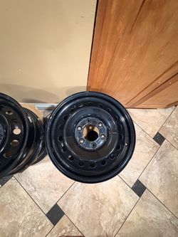 Black oem wheels 17s