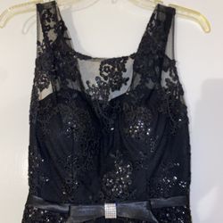 Black Long Full-Length Dress