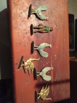 Painted Lead Farm Animals and People