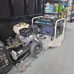 Pressure Washer Generator Combo