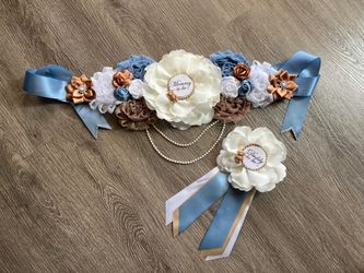 Maternity sash/Cinto de maternidad/ Hecho a mano/Handmade/Mommy to be belt/Baby Shower belt/ Baby Shower Idea
