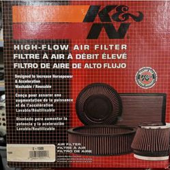 K&N High-Flow Washable & Reusable Replacement Air Filter / E-1500 / Chevy, GMC