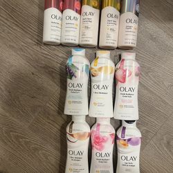 Okay Body wash $5ea.  Body Lotion. $8ea
