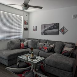 Gray Sectional 