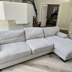 Grey Sofa With Chaise 