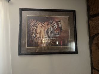 Home Interiors Tiger Art