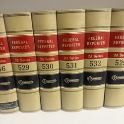 Federal Reporter Law Books – Vintage / Decorative Set