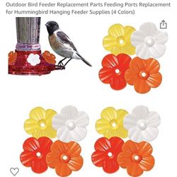 12 Hummingbird Feeder Replacement Flowers 