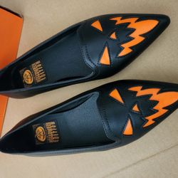 Strangecult Halloween Edition women's slip on sandals