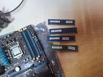 Computer cpu ram motherboard