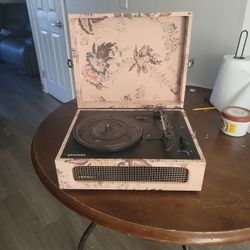 Crosley Pink Record Player 