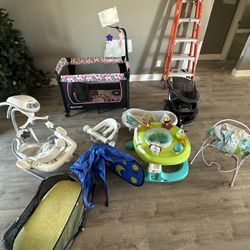 Baby Stuff - Car Seat - Swing - Bouncer - Walker - Bassinet - Baby Clothes