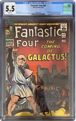 Fantastic Four #48 CGC 5.5 White pages