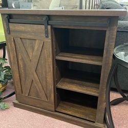 BARN DOOR STORAGE ACCENT TABLE! 🤑😍Available Today
