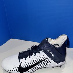 Nike Alpha Menace Pro 2 Football Cleats Size 15 Navy White