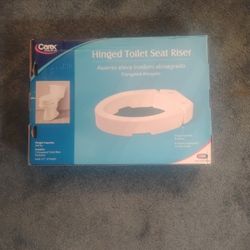 Carex Hinged Toilet Seat Riser New