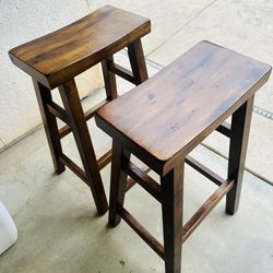Wooden Barstools 