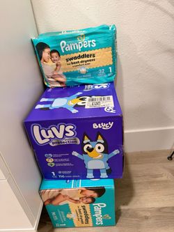 Size 1 diapers unopened